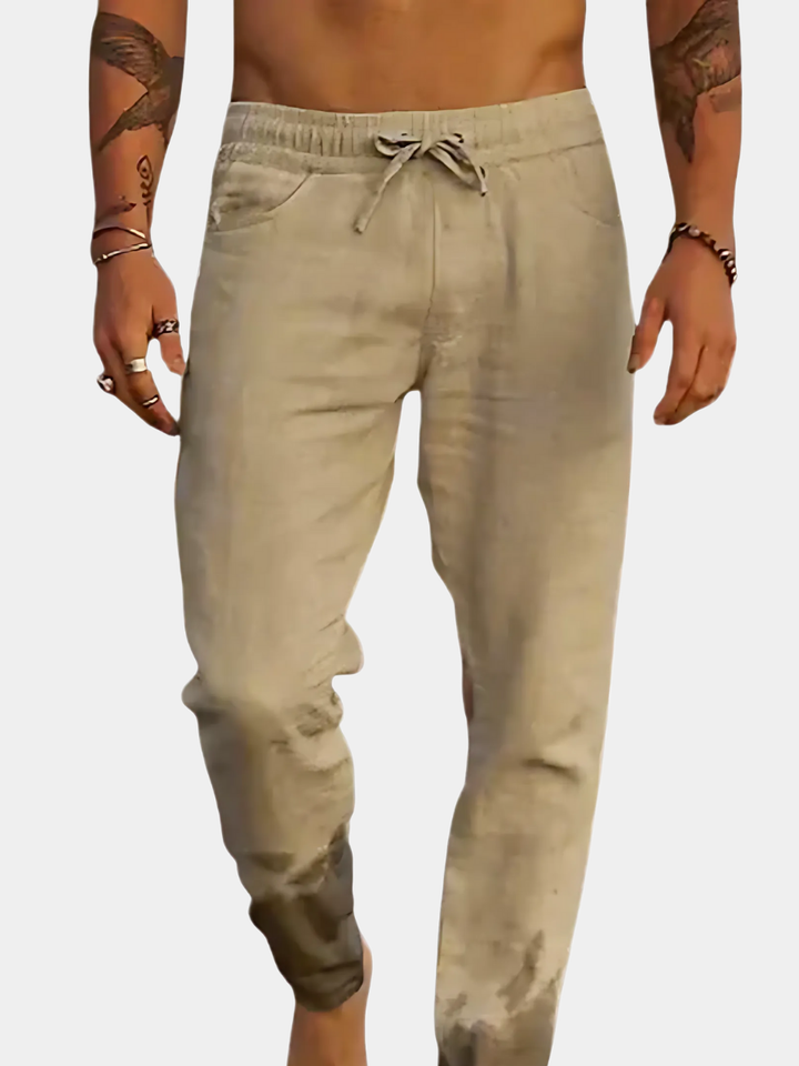 Lenoir™ | Pantalony na plażę z płótna