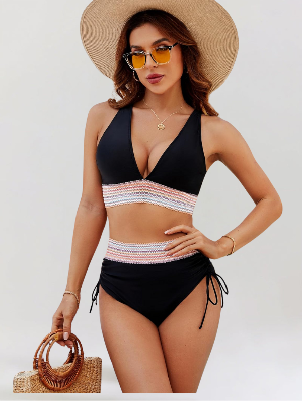 Lidia™ | Bikini z Wysokim Stanem i Efektem Modelującym Brzuch