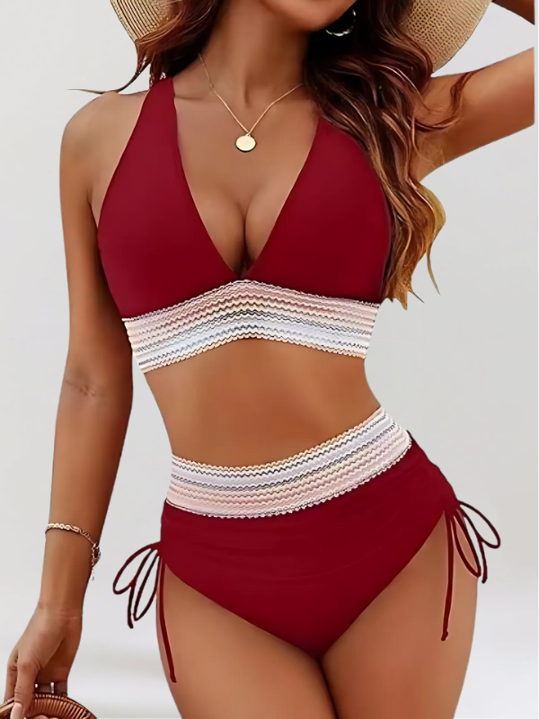 Lidia™ | Bikini z Wysokim Stanem i Efektem Modelującym Brzuch