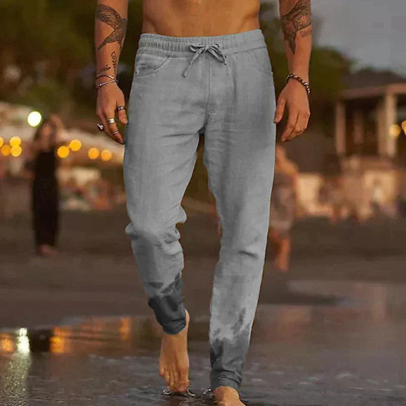 Lenoir™ | Pantalony na plażę z płótna