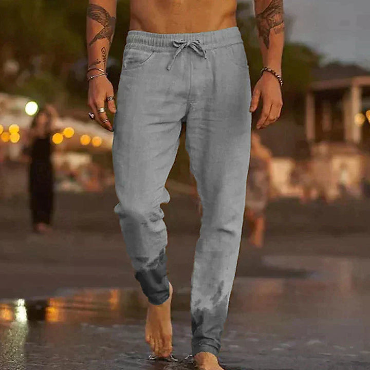 Lenoir™ | Pantalony na plażę z płótna