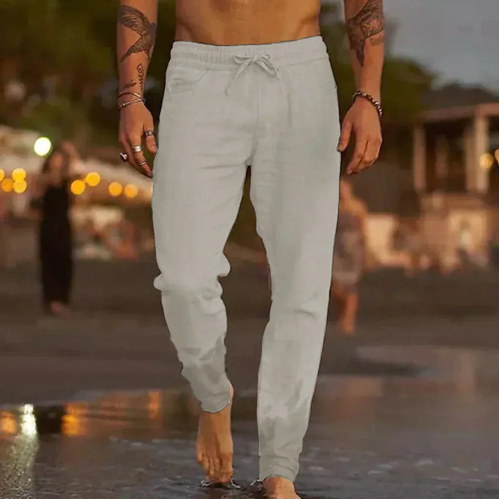 Lenoir™ | Pantalony na plażę z płótna