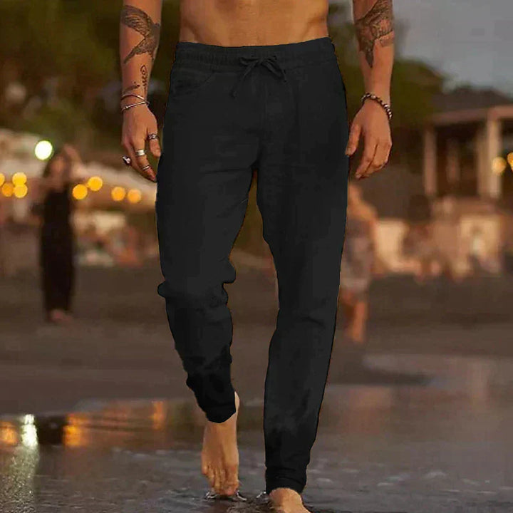 Lenoir™ | Pantalony na plażę z płótna