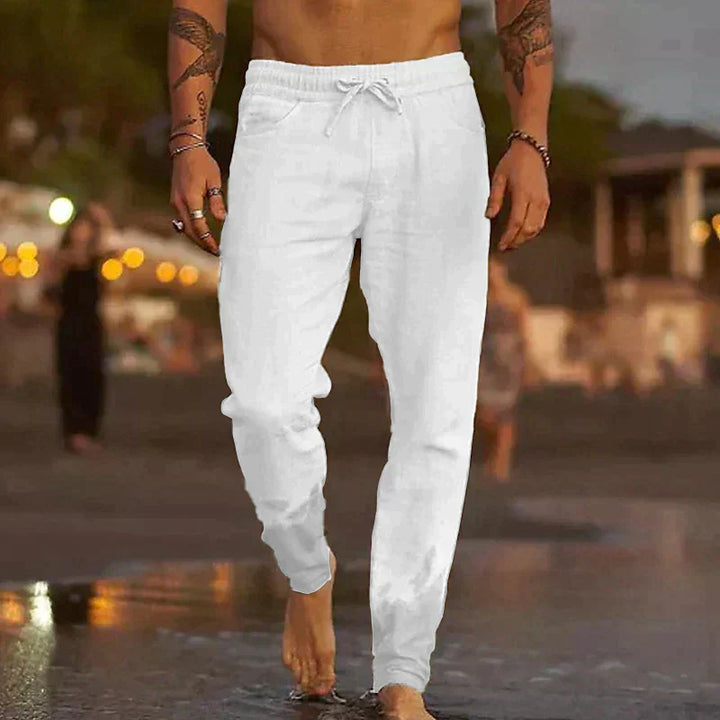 Lenoir™ | Pantalony na plażę z płótna