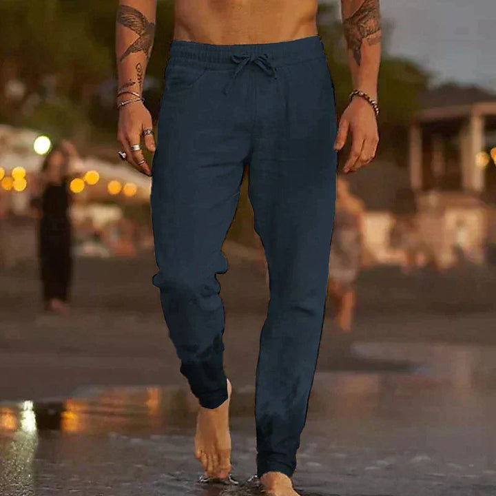 Lenoir™ | Pantalony na plażę z płótna