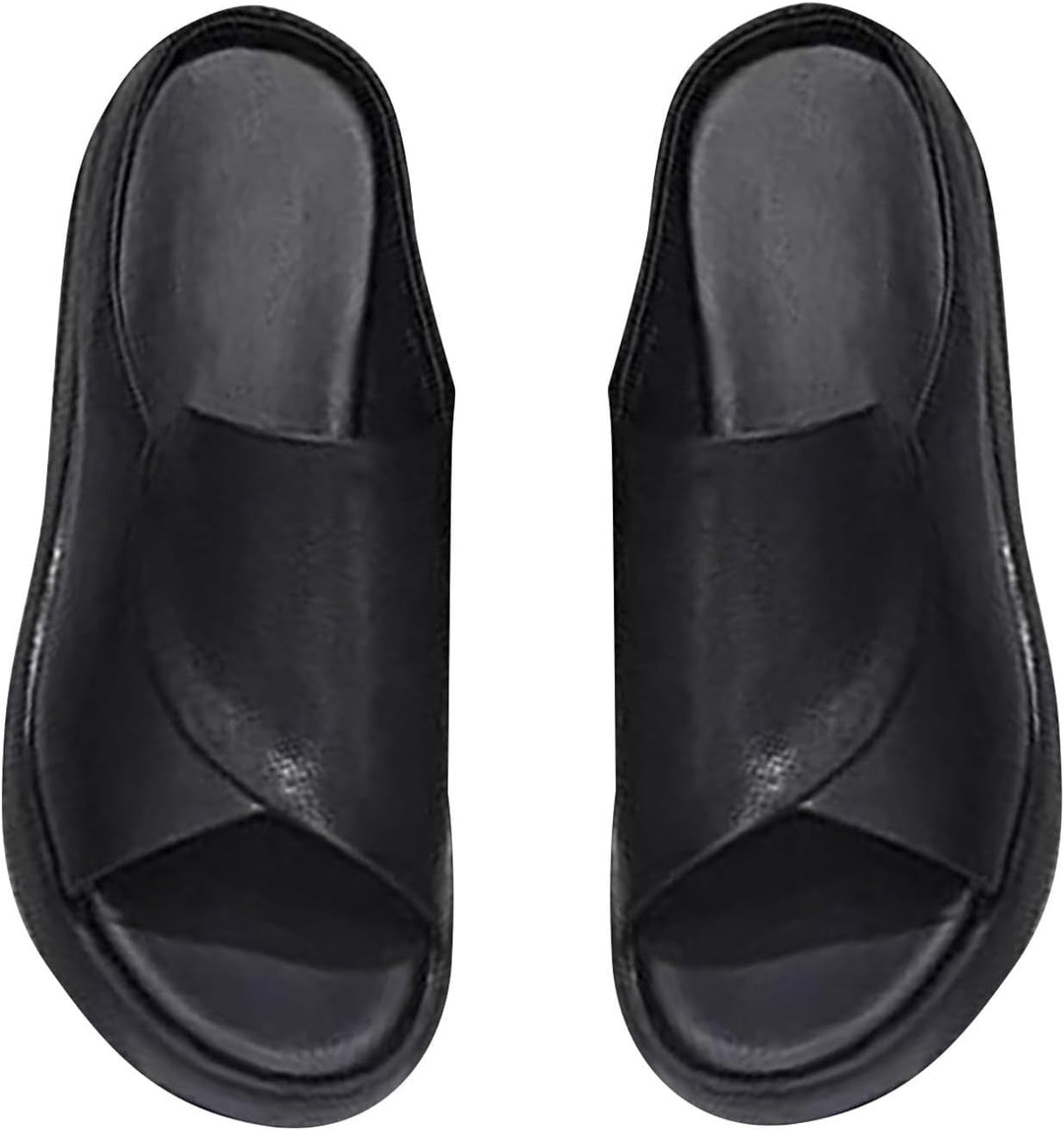Comforta™ | Damskie Sandały na Miękkiej Koturnie
