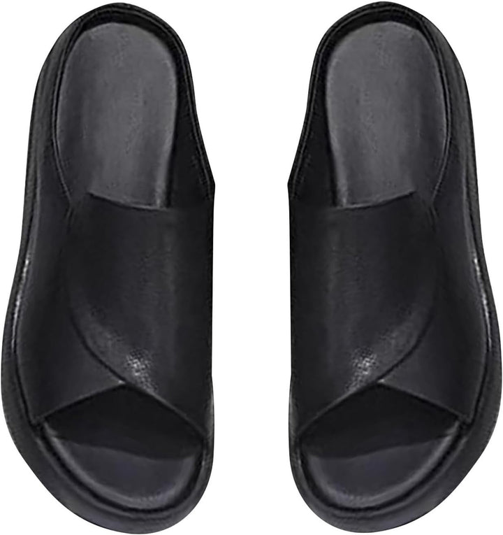 Comforta™ | Damskie Sandały na Miękkiej Koturnie