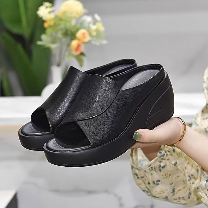 Comforta™ | Damskie Sandały na Miękkiej Koturnie