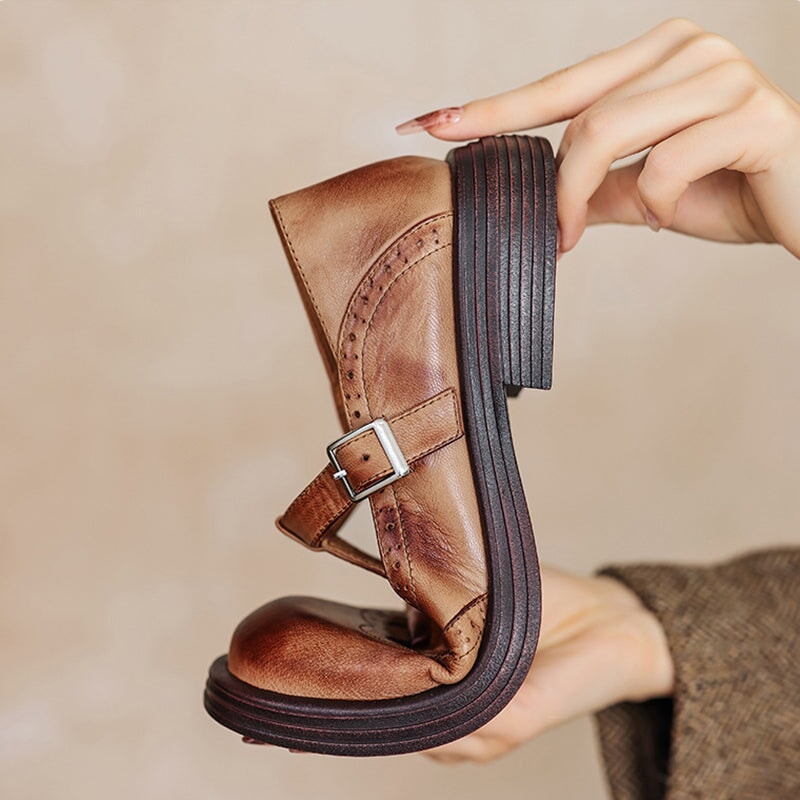 VELDA™ | Eleganckie skórzane buty Mary Jane