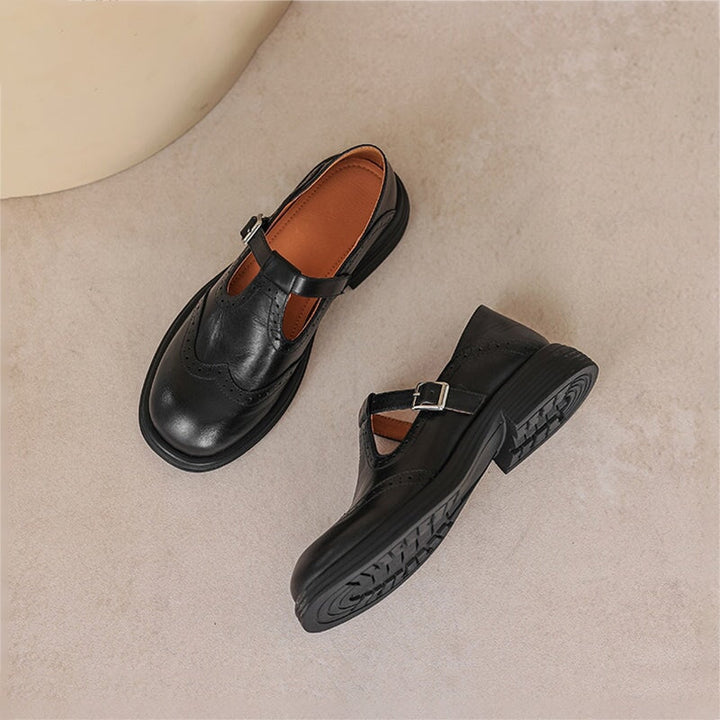 VELDA™ | Eleganckie skórzane buty Mary Jane