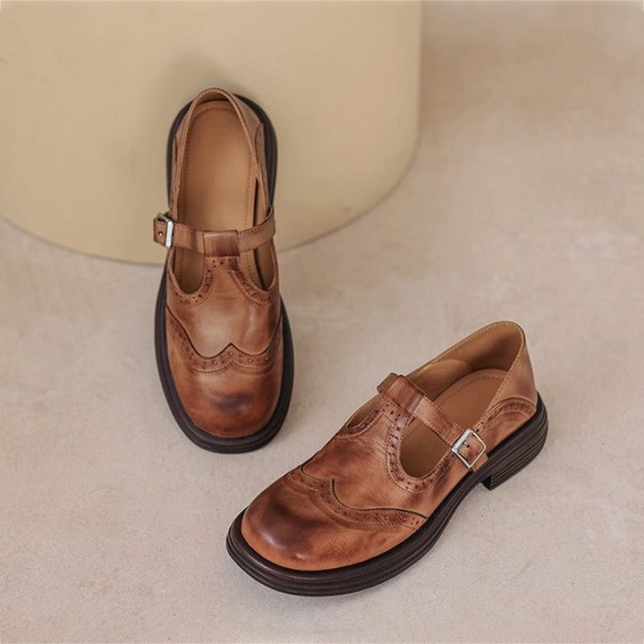 VELDA™ | Eleganckie skórzane buty Mary Jane