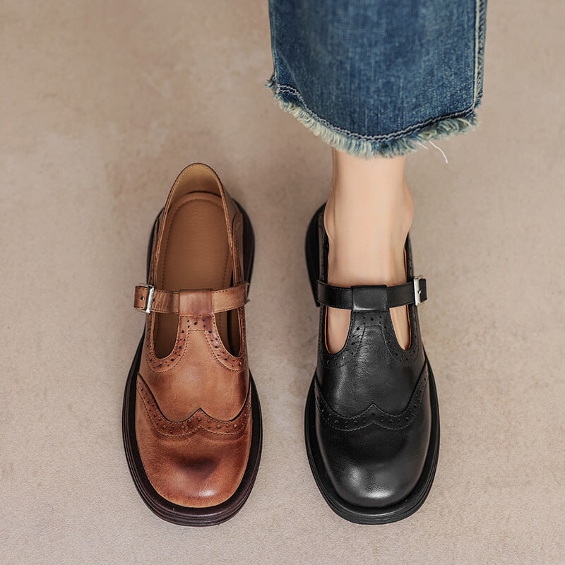 VELDA™ | Eleganckie skórzane buty Mary Jane